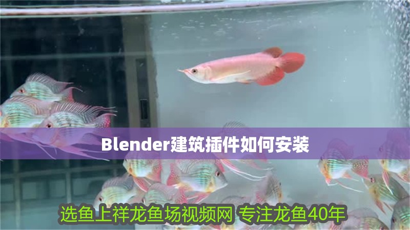 Blender建筑插件如何安裝