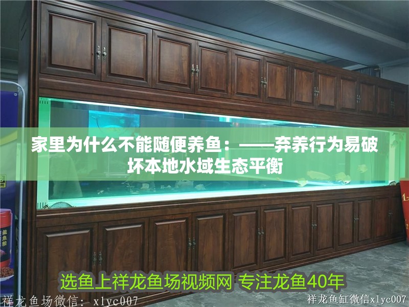 家里為什么不能隨便養魚：——棄養行為易破壞本地水域生態平衡 家里為什么不能隨便養魚：——棄養行為易破壞本地水域生態平衡 全國水族館企業名錄