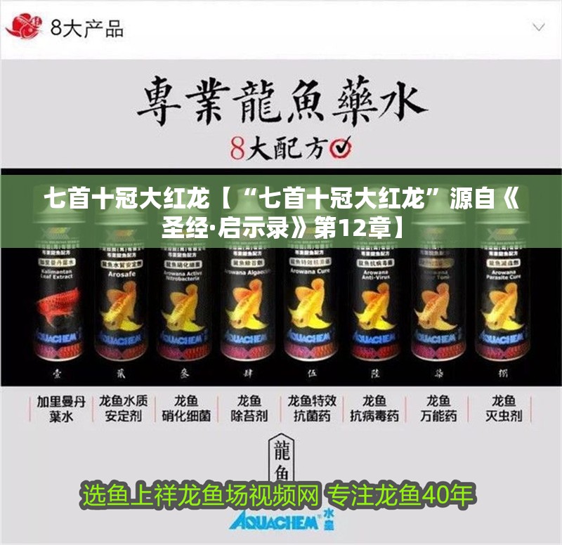 七首十冠大紅龍【“七首十冠大紅龍”源自《圣經·啟示錄》第12章】 七首十冠大紅龍【“七首十冠大紅龍”源自《圣經·啟示錄》第12章】 龍魚論壇