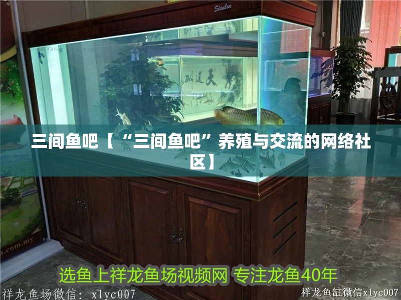 三間魚吧【“三間魚吧”養(yǎng)殖與交流的網(wǎng)絡(luò)社區(qū)】