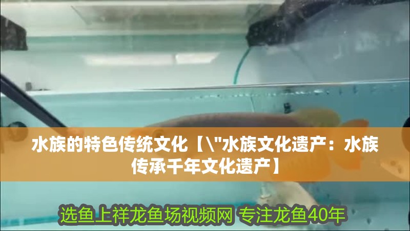 水族的特色傳統文化【\