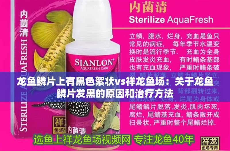龍魚鱗片上有黑色絮狀vs祥龍魚場：關于龍魚鱗片發黑的原因和治療方法