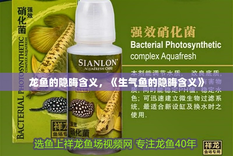 龍魚的隱晦含義，《生氣魚的隱晦含義》
