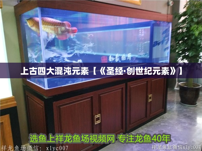 上古四大混沌元素【《圣經(jīng)·創(chuàng)世紀(jì)元素》】