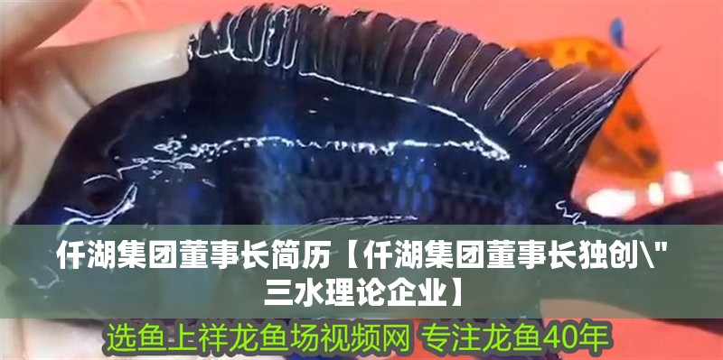 仟湖集團董事長簡歷【仟湖集團董事長獨創(chuàng)\