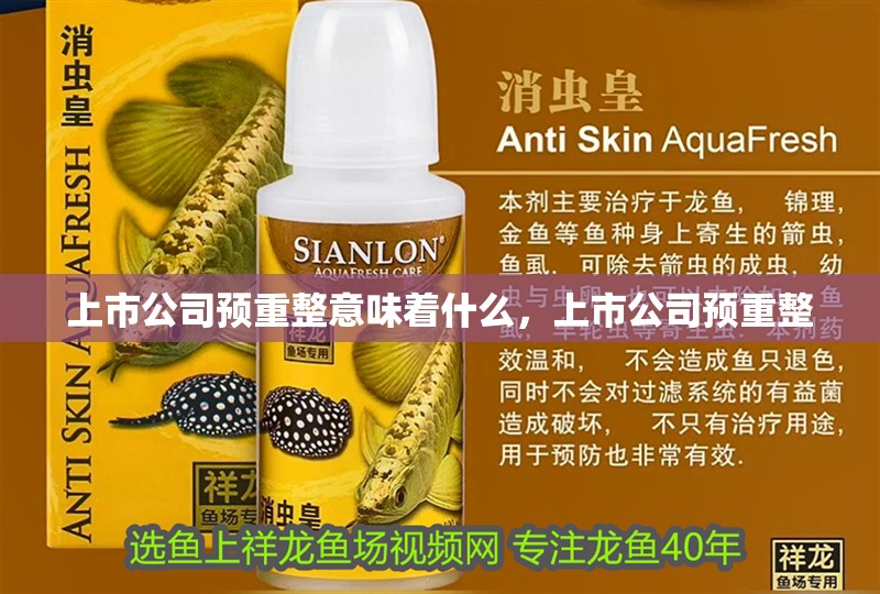 上市公司預重整意味著什么，上市公司預重整