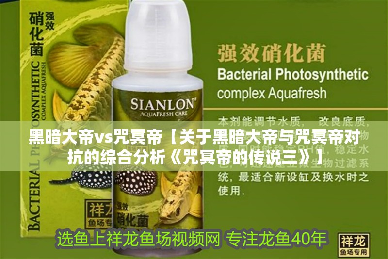 黑暗大帝vs咒冥帝【關于黑暗大帝與咒冥帝對抗的綜合分析《咒冥帝的傳說三》】