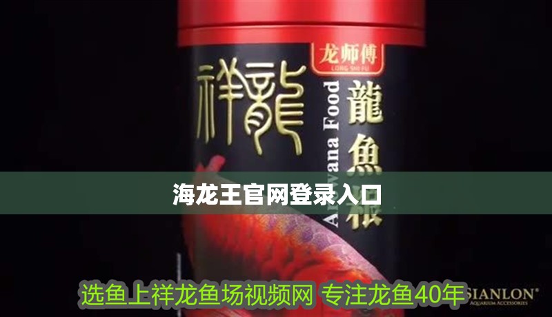 海龍王官網登錄入口