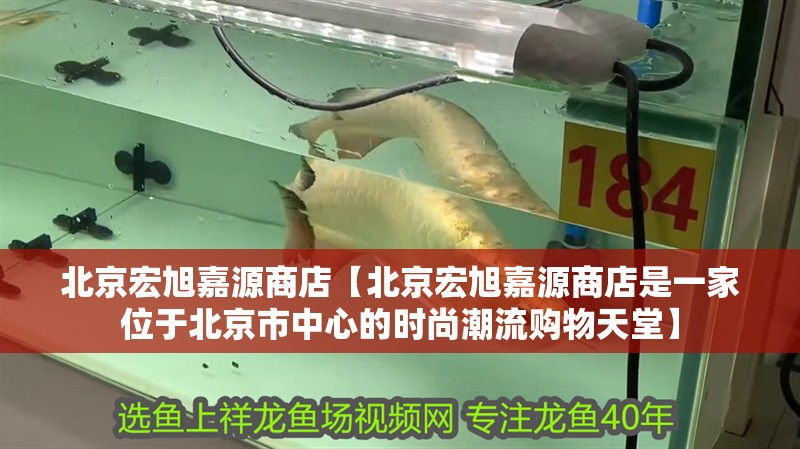 北京宏旭嘉源商店【北京宏旭嘉源商店是一家位于北京市中心的時尚潮流購物天堂】