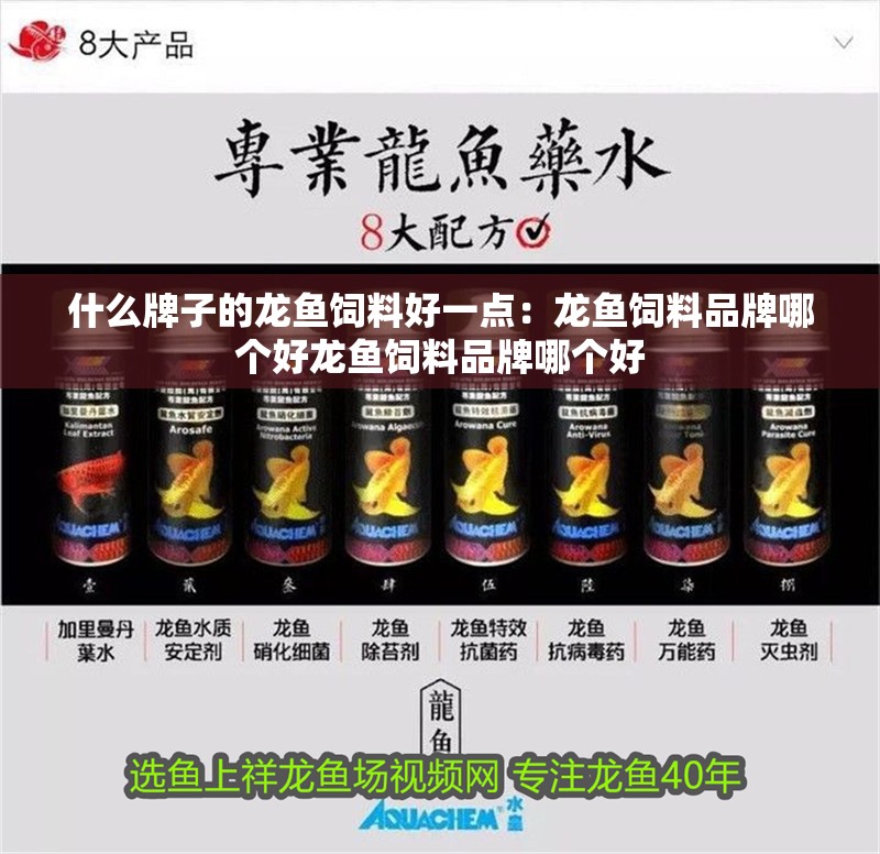 什么牌子的龍魚飼料好一點：龍魚飼料品牌哪個好龍魚飼料品牌哪個好
