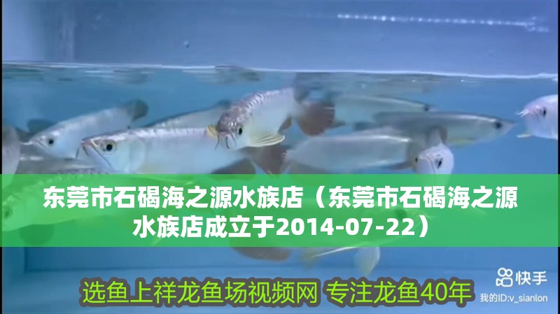 東莞市石碣海之源水族店（東莞市石碣海之源水族店成立于2014-07-22）