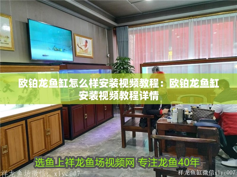 歐鉑龍魚缸怎么樣安裝視頻教程：歐鉑龍魚缸安裝視頻教程詳情