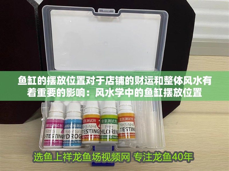 魚缸的擺放位置對于店鋪的財運和整體風水有著重要的影響：風水學中的魚缸擺放位置