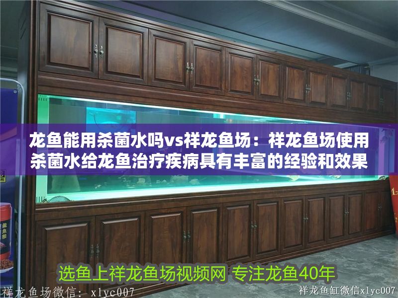 龍魚能用殺菌水嗎vs祥龍魚場：祥龍魚場使用殺菌水給龍魚治療疾病具有豐富的經(jīng)驗和效果