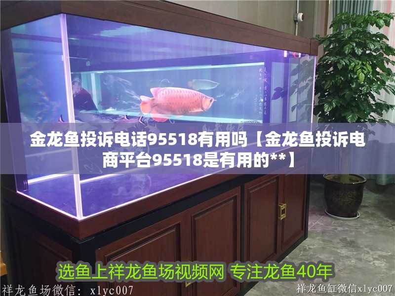 金龍魚投訴電話95518有用嗎【金龍魚投訴電商平臺95518是有用的**】
