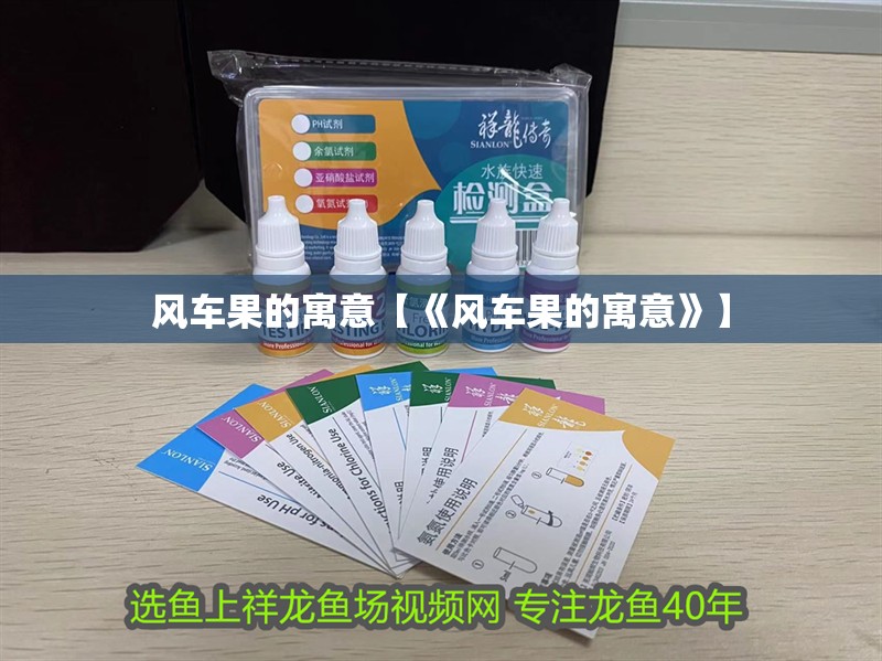 風(fēng)車果的寓意【《風(fēng)車果的寓意》】 風(fēng)車果的寓意【《風(fēng)車果的寓意》】 龍魚論壇