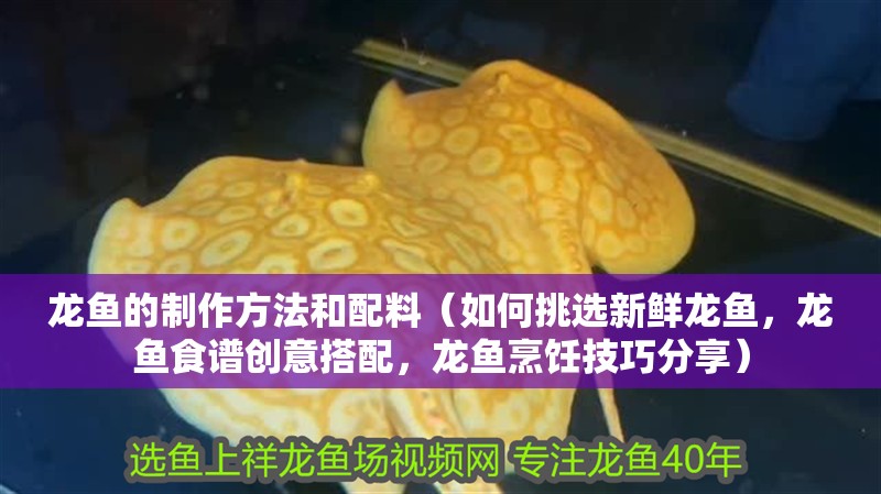 龍魚的制作方法和配料（如何挑選新鮮龍魚，龍魚食譜創意搭配，龍魚烹飪技巧分享）