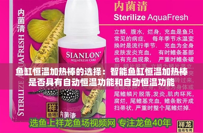 魚缸恒溫加熱棒的選擇：智能魚缸恒溫加熱棒是否具有自動恒溫功能和自動恒溫功能 魚缸恒溫加熱棒的選擇：智能魚缸恒溫加熱棒是否具有自動恒溫功能和自動恒溫功能 魚缸百科