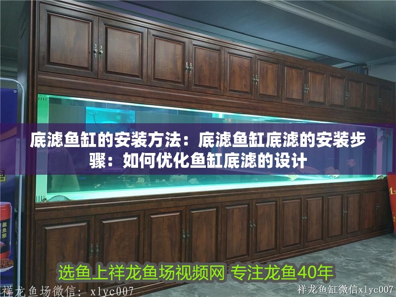 底濾魚缸的安裝方法：底濾魚缸底濾的安裝步驟：如何優化魚缸底濾的設計