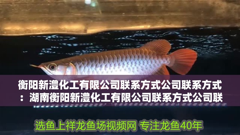 衡陽新澧化工有限公司聯(lián)系方式公司聯(lián)系方式：湖南衡陽新澧化工有限公司聯(lián)系方式公司聯(lián)系方式