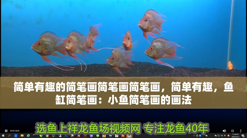 簡單有趣的簡筆畫簡筆畫簡筆畫，簡單有趣，魚缸簡筆畫：小魚簡筆畫的畫法