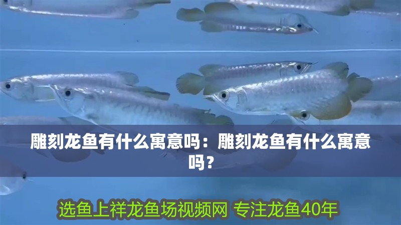 雕刻龍魚有什么寓意嗎：雕刻龍魚有什么寓意嗎？