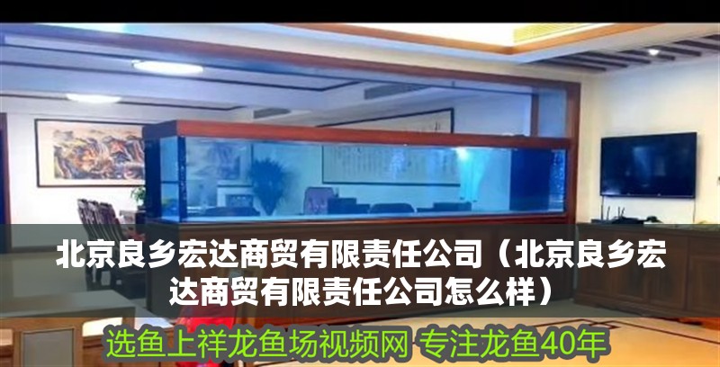 北京良鄉宏達商貿有限責任公司（北京良鄉宏達商貿有限責任公司怎么樣）