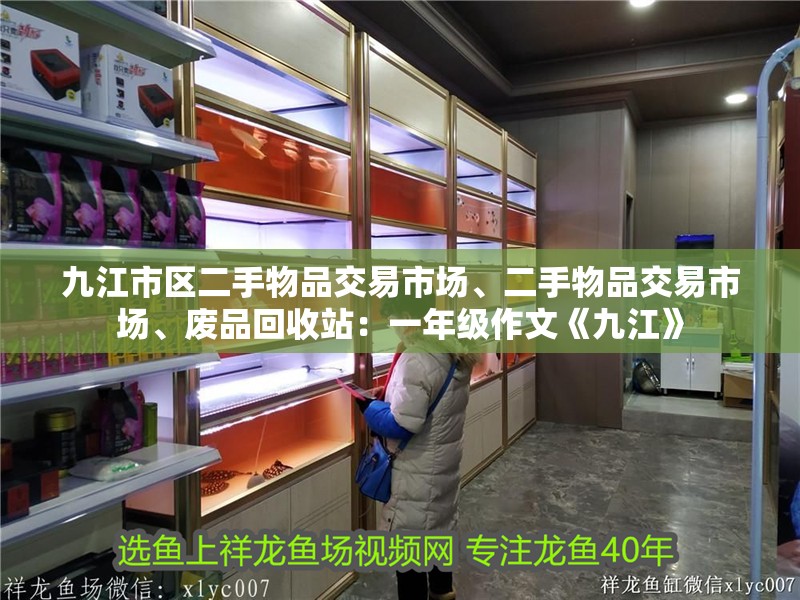 九江市區二手物品交易市場、二手物品交易市場、廢品回收站：一年級作文《九江》