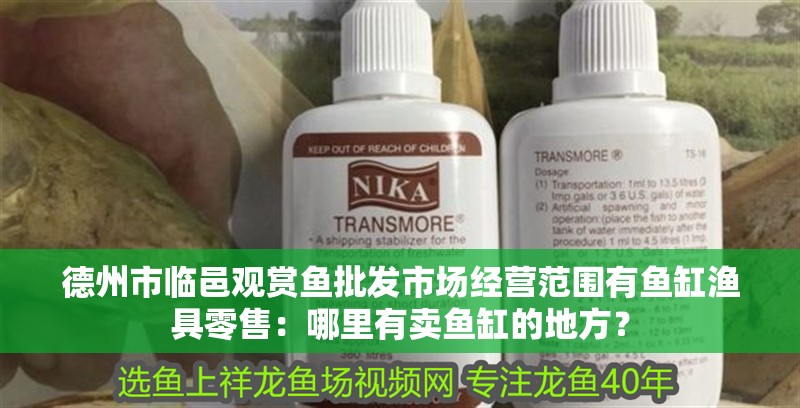 德州市臨邑觀賞魚批發市場經營范圍有魚缸漁具零售：哪里有賣魚缸的地方？