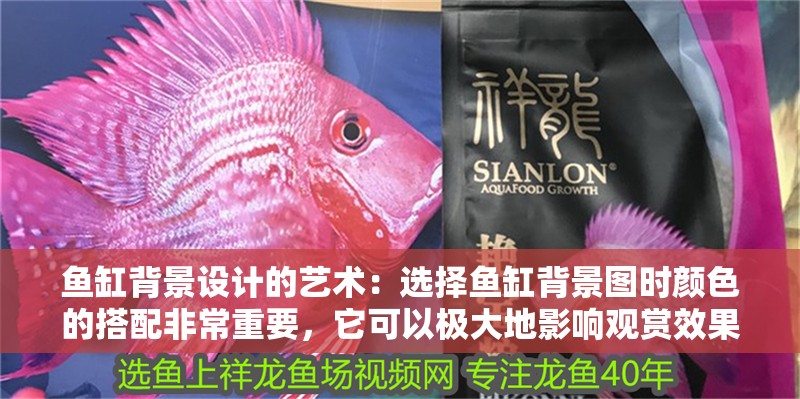 魚缸背景設計的藝術：選擇魚缸背景圖時顏色的搭配非常重要，它可以極大地影響觀賞效果