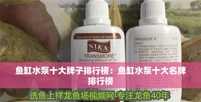 魚缸水泵十大牌子排行榜：魚缸水泵十<strong><mark>大名</mark></strong>牌排行榜