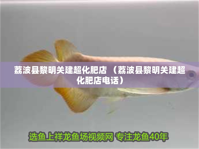 荔波縣黎明關建超化肥店 （荔波縣黎明關建超化肥店電話）