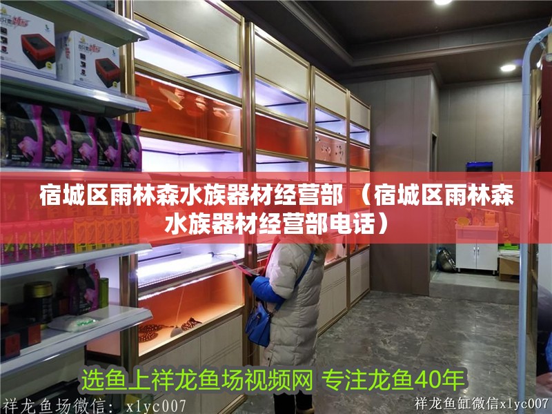 <strong><mark>宿城</mark></strong>區雨林森水族器材經營部 （<strong><mark>宿城</mark></strong>區雨林森水族器材經營部電話）