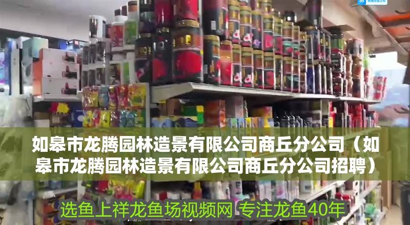 如皋市龍騰園林造景有限公司商丘分公司（如皋市龍騰園林造景有限公司商丘分公司招聘） 如皋市龍騰園林造景有限公司商丘分公司（如皋市龍騰園林造景有限公司商丘分公司招聘） 全國水族館企業名錄