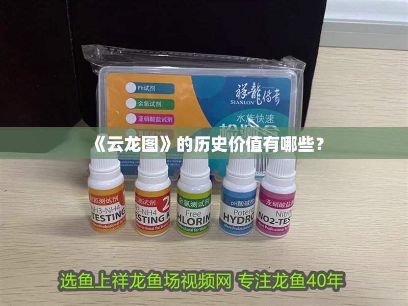 我的虎魚真菌感染了要怎么處理 《云龍圖》的歷史價值有哪些? 龍魚百科 《云龍圖》的歷史價值有哪些? 《云龍圖》的歷史價值有哪些? 龍魚百科