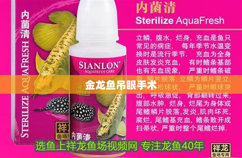 金龍魚吊眼手術