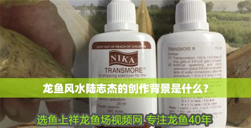 龍魚風水陸志杰的創作背景是什么？