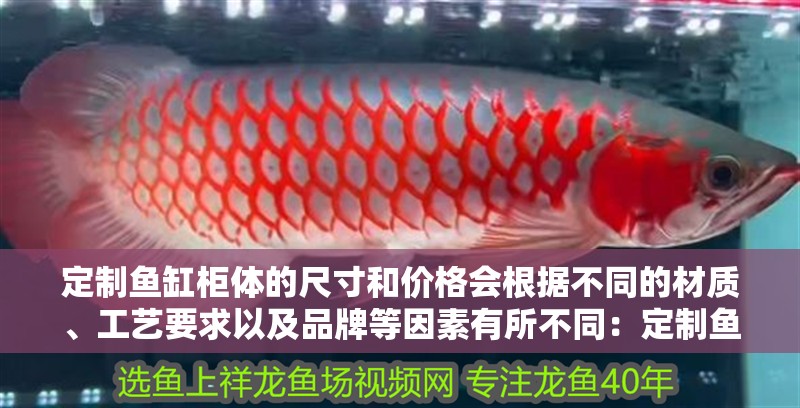 定制魚缸柜體的尺寸和價格會根據不同的材質、工藝要求以及品牌等因素有所不同：定制魚缸柜體的尺寸和價格