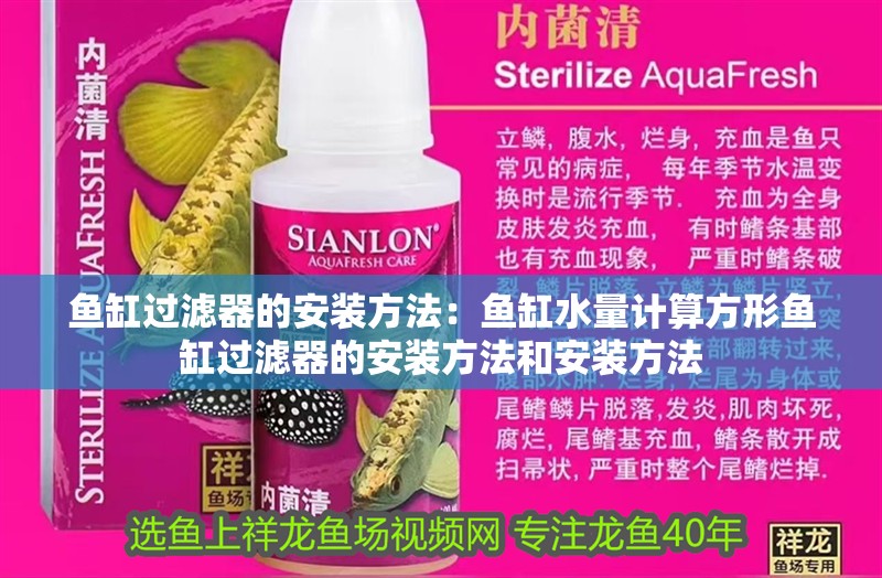 魚缸過濾器的安裝方法：魚缸水量計算方形魚缸過濾器的安裝方法和安裝方法