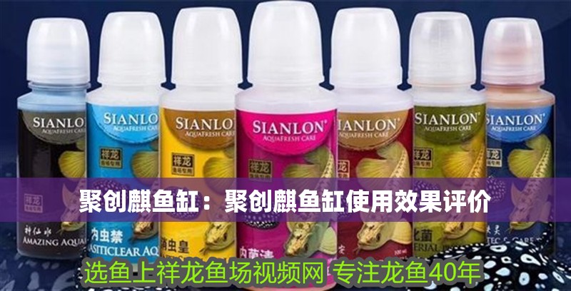 聚創麒魚缸：聚創麒魚缸使用效果評價