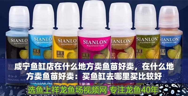 咸寧魚缸店在什么地方賣魚苗好賣，在什么地方賣魚苗好賣：買魚缸去哪里買比較好 咸寧魚缸店在什么地方賣魚苗好賣，在什么地方賣魚苗好賣：買魚缸去哪里買比較好 魚缸百科