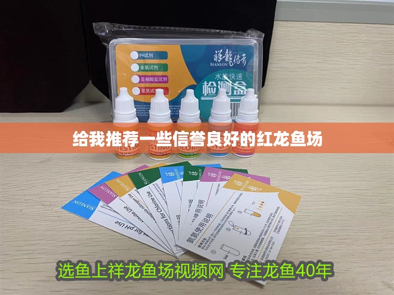 給我推薦一些信譽(yù)良好的紅龍魚場