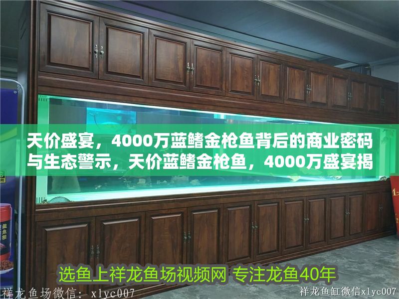 天價盛宴,4000萬藍鰭金槍魚背后的商業密碼與生態警示,天價藍鰭金槍魚,4000萬盛宴揭露的商業博弈與生態危機 龍魚百科 第1張 天價盛宴,4000萬藍鰭金槍魚背后的商業密碼與生態警示,天價藍鰭金槍魚,4000萬盛宴揭露的商業博弈與生態危機 天價盛宴,4000萬藍鰭金槍魚背后的商業密碼與生態警示,天價藍鰭金槍魚,4000萬盛宴揭露的商業博弈與生態危機 龍魚百科 第1張