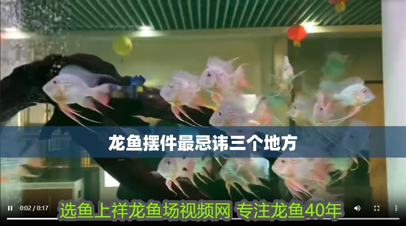 龍魚擺件最忌諱三個(gè)地方