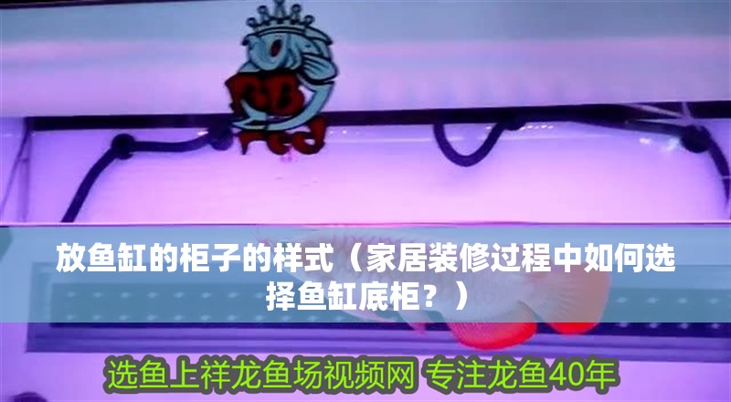 放魚缸的柜子的樣式（家居裝修過程中如何選擇魚缸底柜？） 放魚缸的柜子的樣式（家居裝修過程中如何選擇魚缸底柜？） 魚缸百科