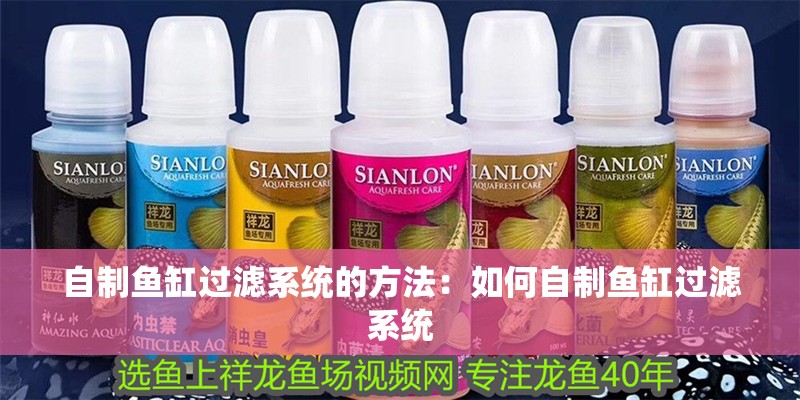 自制魚缸過濾系統(tǒng)的方法：如何自制魚缸過濾系統(tǒng)