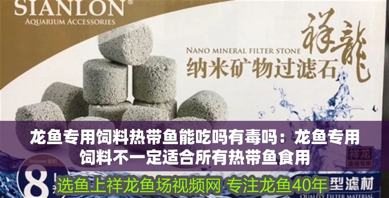 龍魚專用飼料熱帶魚能吃嗎有毒嗎：龍魚專用飼料不一定適合所有熱帶魚食用 龍魚專用飼料熱帶魚能吃嗎有毒嗎：龍魚專用飼料不一定適合所有熱帶魚食用 龍魚百科