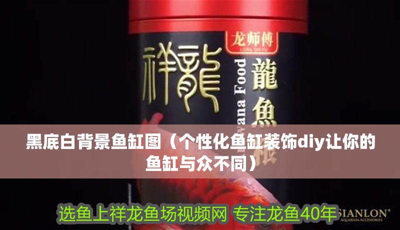 黑底白背景魚缸圖（個性化魚缸裝飾diy讓你的魚缸與眾不同） 黑底白背景魚缸圖（個性化魚缸裝飾diy讓你的魚缸與眾不同） 魚缸百科