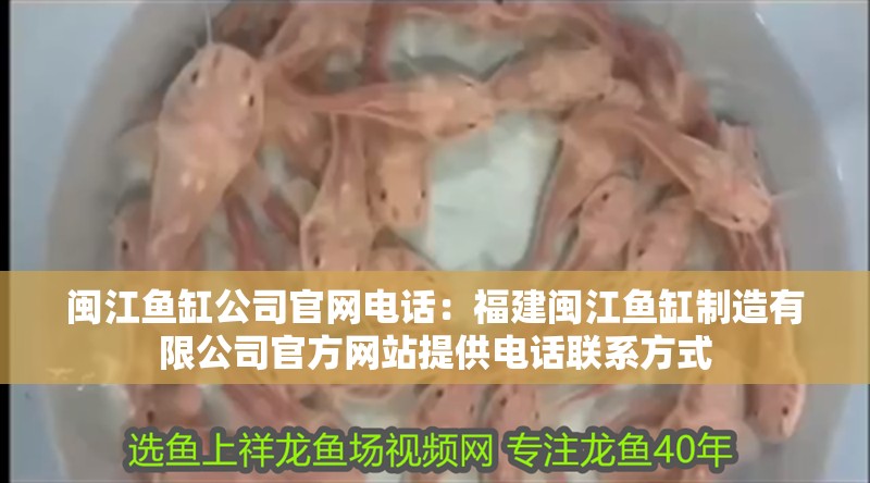 閩江魚缸公司官網電話：福建閩江魚缸制造有限公司官方網站提供電話聯系方式