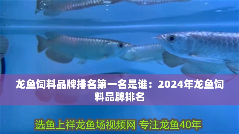 龍魚飼料品牌排名第一名是誰(shuí)：2024年龍魚飼料品牌排名